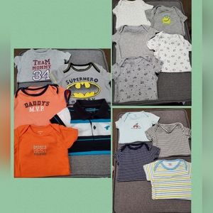 14 onesies boys size 6 months